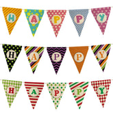 sublimation blank burlap triangle banner flag